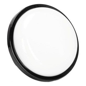 Applique murale extérieure LED/15W/230V 6500K d. 15,5 cm noir IP65