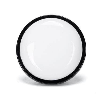Applique murale extérieure LED/15W/230V 6500K d. 15,5 cm noir IP65