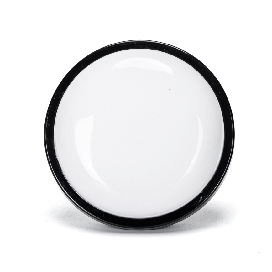 Applique murale extérieure LED/15W/230V 6500K d. 15,5 cm noir IP65