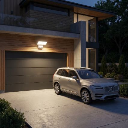 Applique murale extérieure LED avec détecteur de mouvement LED/18W/230V IP44 blanche