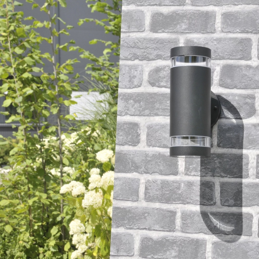 Applique murale extérieure RINO 2xGU10/12W/230V IP54 noir