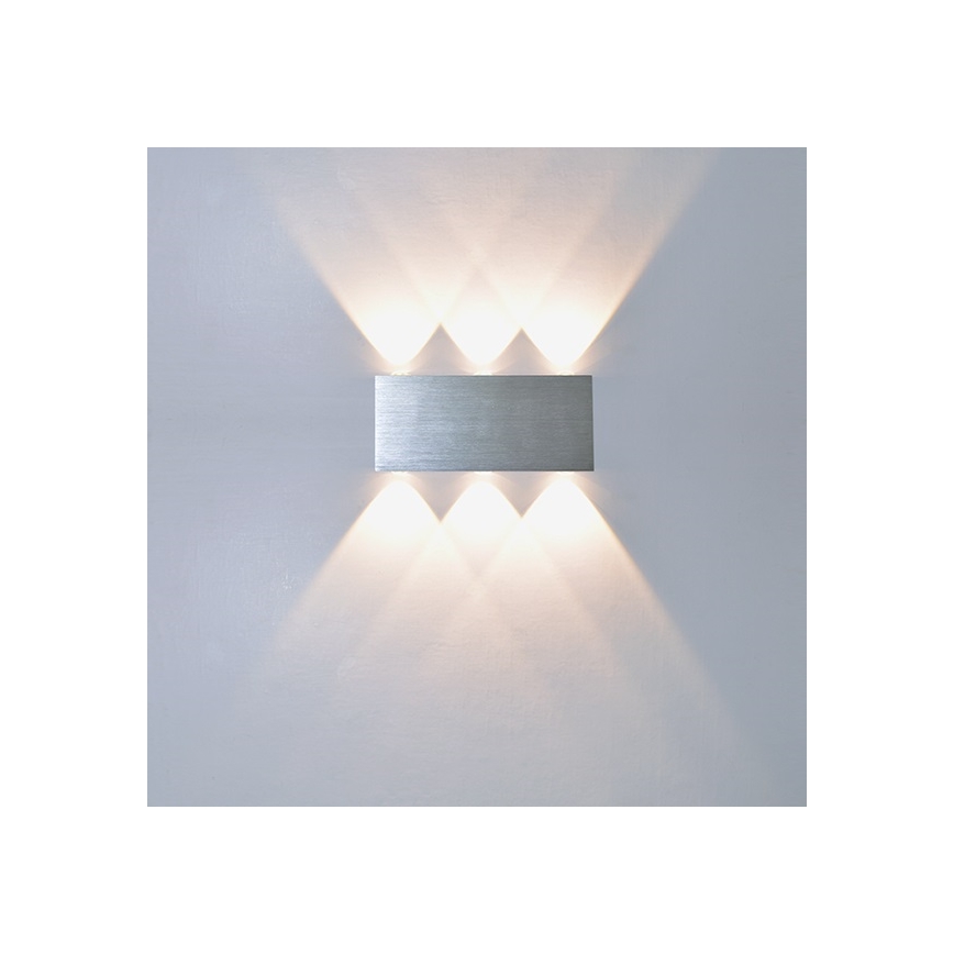 Applique murale extérieure SILBER 6xLED/1W/230V IP54
