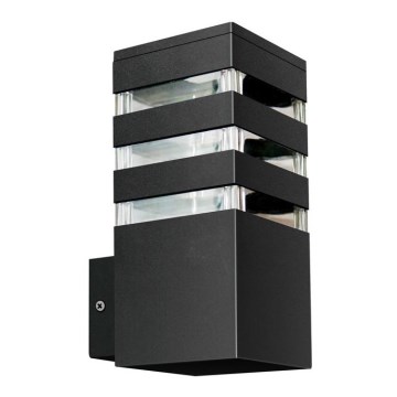 Applique murale extérieure TEKSAS 1xE27/12W/230V IP44 graphite