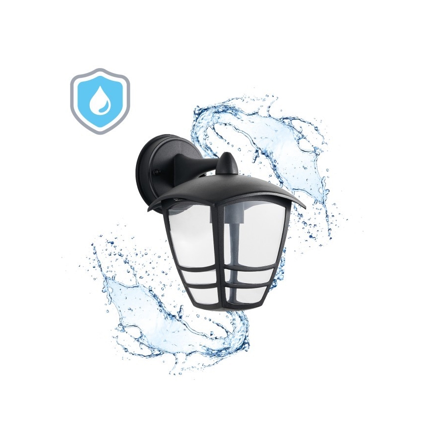 Applique murale extérieure TEVIO KD 1xE27/60W/230V IP54 noir
