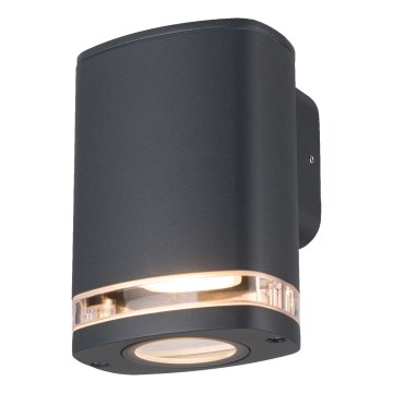 Applique murale extérieure ZEVI 1xGU10/10W/230V IP54 anthracite