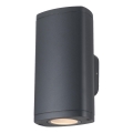 Applique murale extérieure ZEVI 2xGU10/10W/230V IP54 anthracite