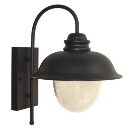 Applique murale extérieure ZUNA 1xE27/60W/230V IP44 noir