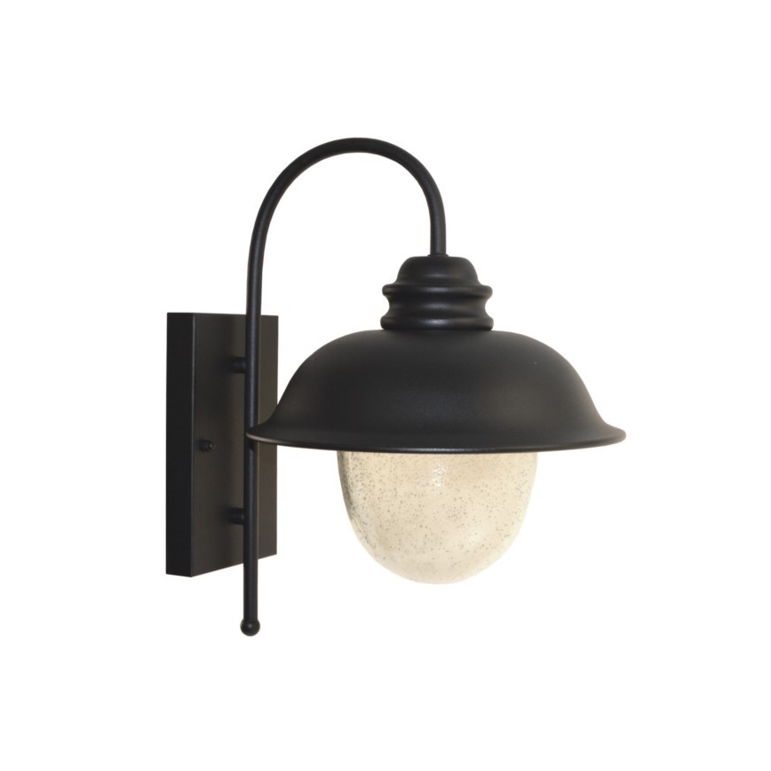 Applique murale extérieure ZUNA 1xE27/60W/230V IP44 noir