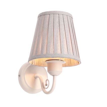 Applique murale FIREZ 1xE27/40W/230V blanc/gris