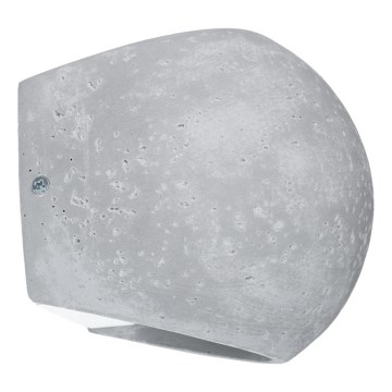 Applique murale GLOBE 2xG9/8W/230V béton/gris