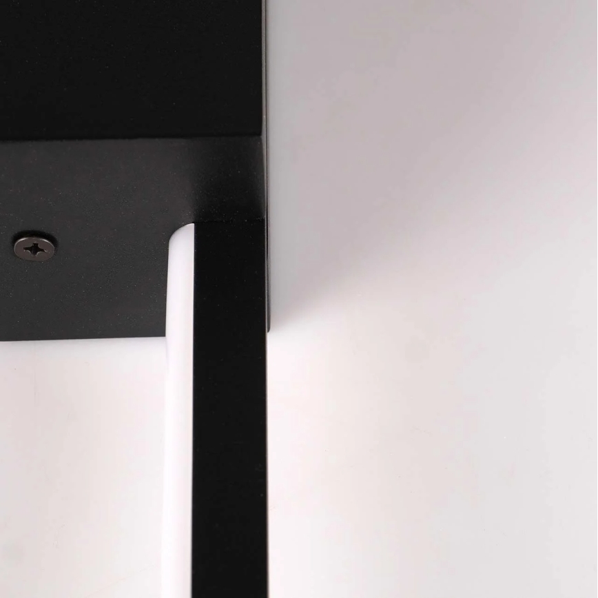 Applique murale LED AISHA, 12 W, 230 V, 4000 K, 80 cm, noire