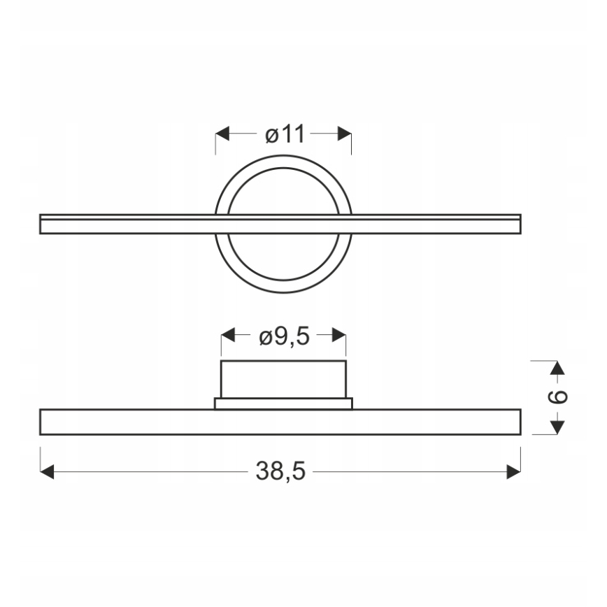Applique murale LED BATUTA LED/10W/230V beige
