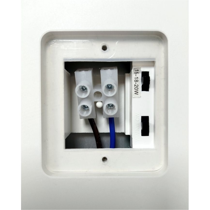 Applique murale d'extérieur LED dimmable avec détecteur de mouvement LED/15/18/20W/230V 3000K/4000K/6500K IP65 noir/blanc