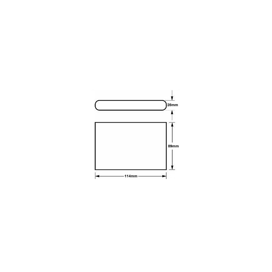 Applique murale LED d'extérieur FLOW 2xLED/3W/230V IP54 noir