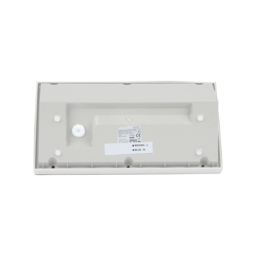 Applique murale LED d'extérieur LED/12W/230V 3000K IP65 blanc