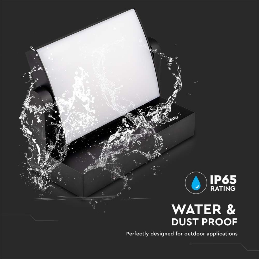 Applique murale LED d'extérieur LED/17W/230V 4000K IP65 noire