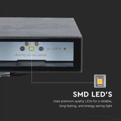 Applique murale LED d'extérieur LED/4W/230V 3000K IP65 noir