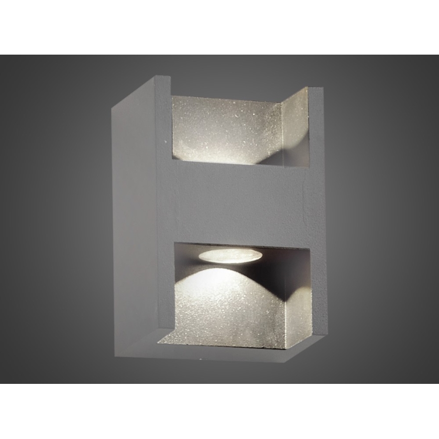 Applique murale LED extérieur CISSA 2xLED/2W/230V IP54