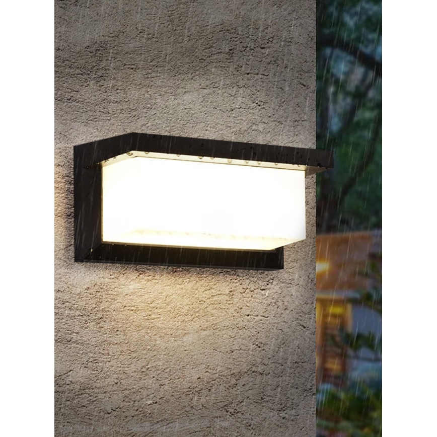 Applique murale d'extérieur LED dimmable NEELY 1xE27/W/230V 2700-6500K IP54 noire