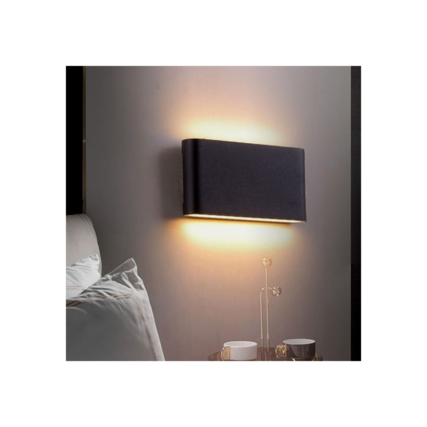 Applique murale LED extérieure FLOW 2xLED/3W/230V IP54 4000K anthracite