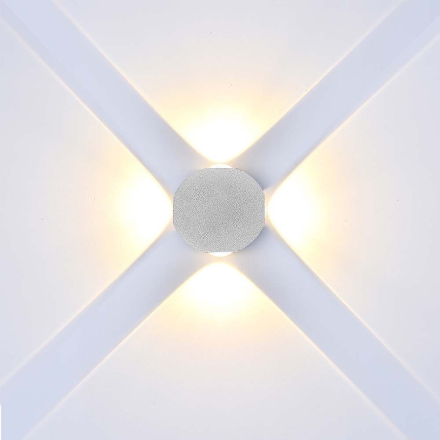 Applique murale LED extérieure LED/4W/230V 3000K IP54 blanc