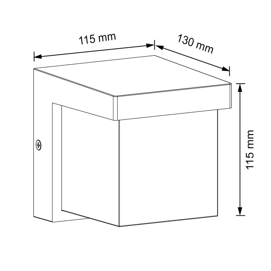 Applique murale LED extérieure MORGAN LED/10W/230V IP54