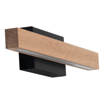 Applique murale LED pour salle de bains AQUAVIVA LED/6W/230V 40 cm IP44 finition chêne