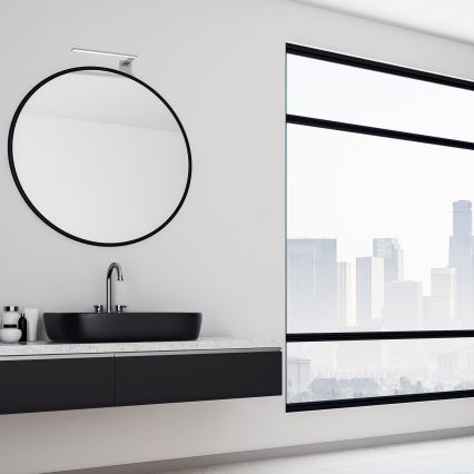 Applique murale LED pour salle de bains SHINE, 11 W, 230 V, 45 cm, IP44, chrome brillant