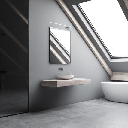 Applique murale LED pour salle de bains SHINE 11W/230V 45 cm IP44, chrome brillant