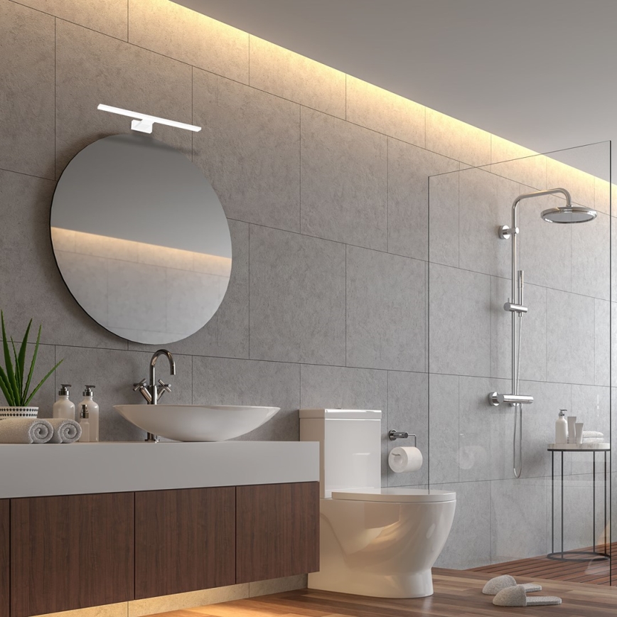 Applique murale LED pour salle de bains SHINE LED/7W/230V 30 cm IP44 blanche