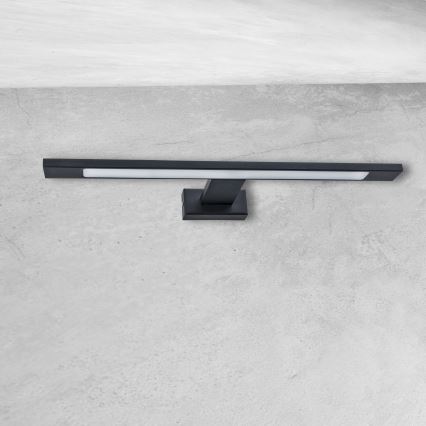 Applique murale LED pour salle de bains SHINE LED/7W/230V 40 cm IP44 noire