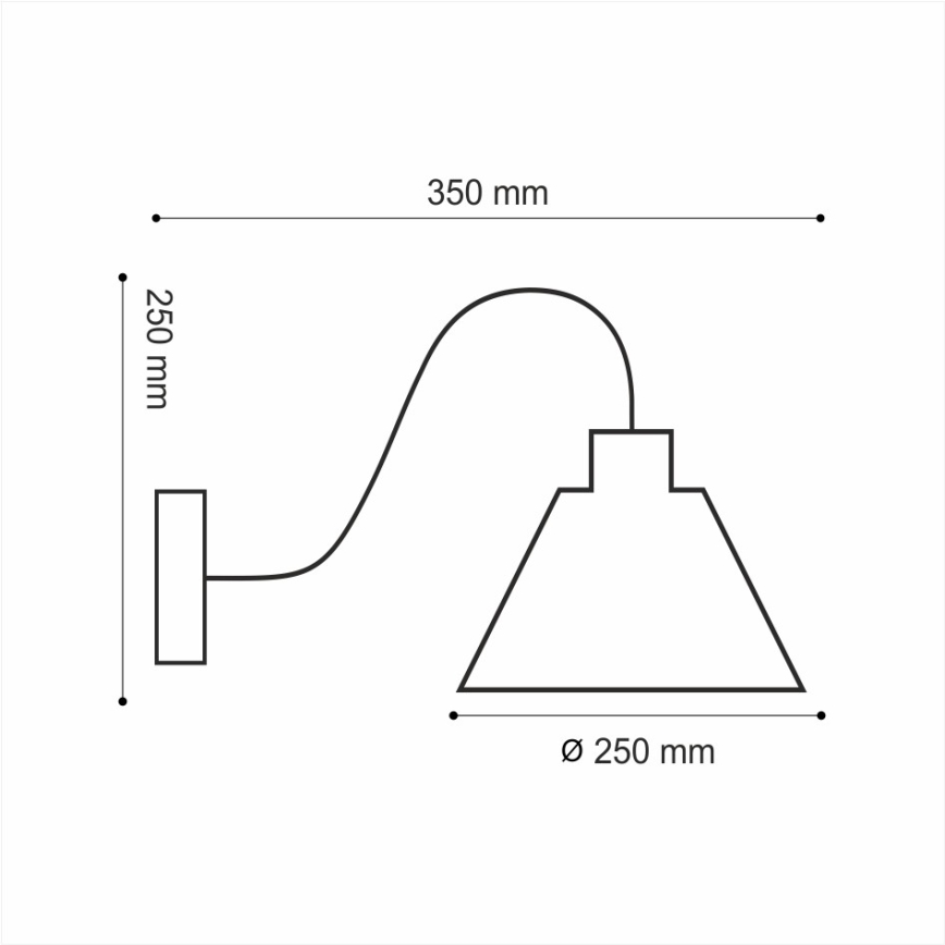 Applique murale LOFT 1xE14/40W/230V