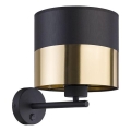 Applique murale LONDYN 1xE27/15W/230V noir/doré