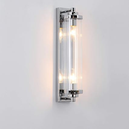 Applique murale LORENZO 2xE14/40W/230V chrome brillant