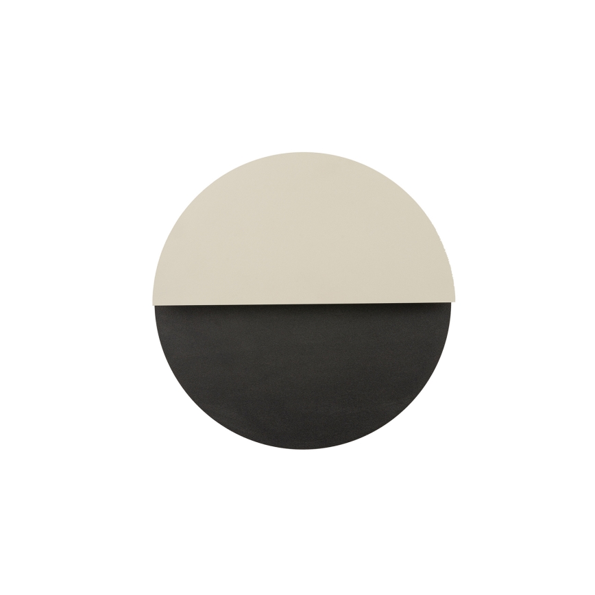 Applique murale LUNA LED/7W/230V d. 26 cm noir/beige