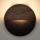 Applique murale LUNA LED/7W/230V d. 26 cm noir/marron
