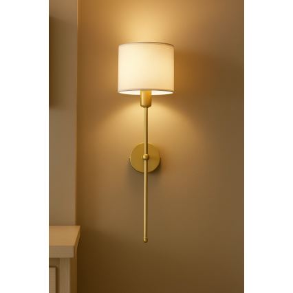 Applique murale MADELA 1xE14/40W/230V blanche/beige