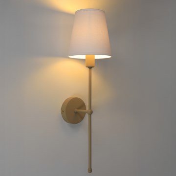 Applique murale MADELA 1xE14/40W/230V blanche/beige