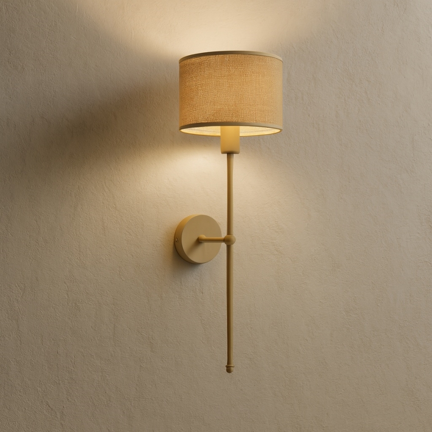 Applique murale MADELA 1xE14/40W/230V jute/beige
