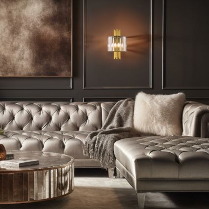 Applique murale MARGOT 2xE14/40W/230V dorée