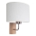 Applique murale MERCEDES 1xE27/25W/230V blanche/chêne