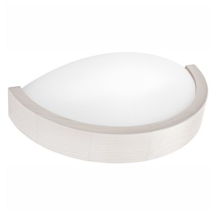 Applique murale NATURAL SLIM 1xE27/60W/230V pin/blanc