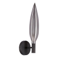 Applique murale NORDIC 1xG9/5W/230V noir/gris fumé