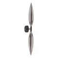 Applique murale NORDIC 2xG9/5W/230V noir/gris fumé