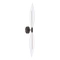 Applique murale NORDIC 2xG9/5W/230V noir/transparent
