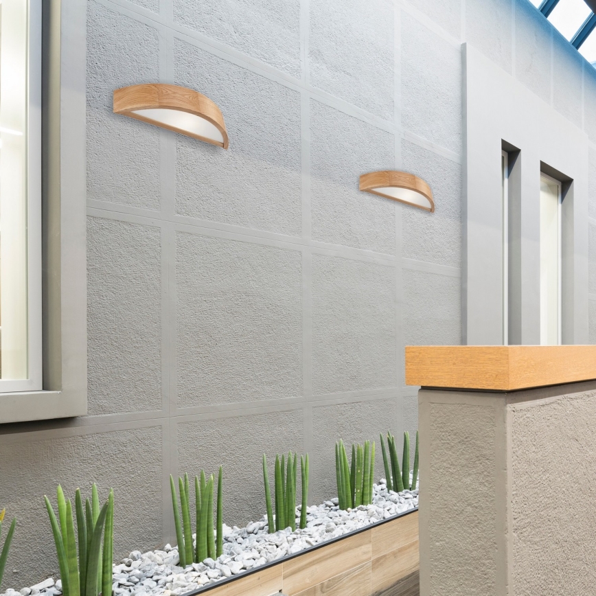Applique murale OAK 1xE27/60W/230V chêne