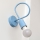 Applique murale OXFORD 1xE27/15W/230V bleue