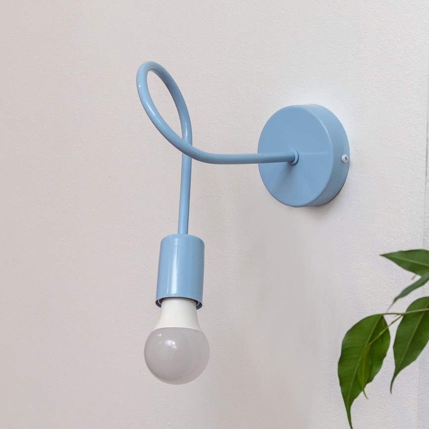 Applique murale OXFORD 1xE27/15W/230V bleue