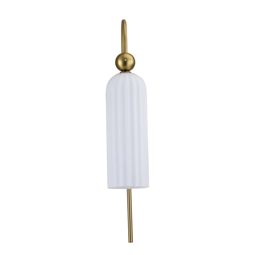 Applique murale PIEGA 1xE14/40W/230V laiton/blanc