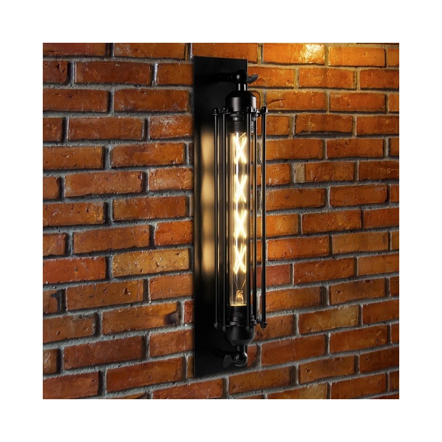 Applique murale RETRO 1xE27/20W/230V noir